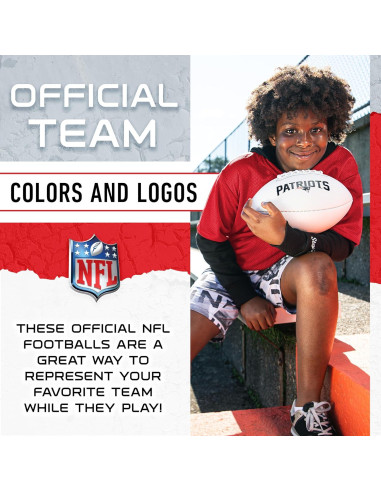 Balón de Fútbol Autografiado Franklin Sports NFL New England Patriots