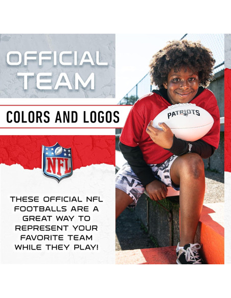 Balón de Fútbol Autografiado Franklin Sports NFL New England Patriots