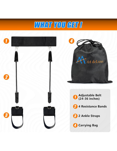 Entrenador de Salto Vertical AA deLuxe con Bandas de Resistencia