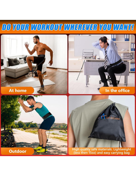 Entrenador de Salto Vertical AA deLuxe con Bandas de Resistencia