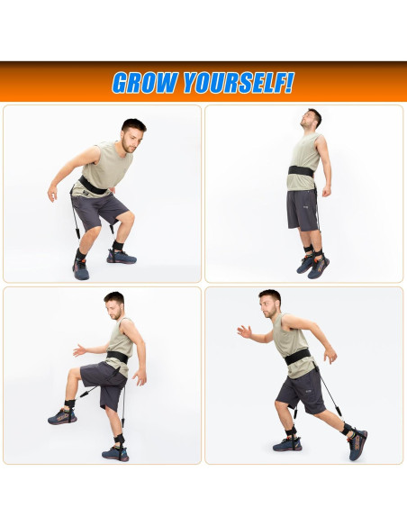 Entrenador de Salto Vertical AA deLuxe con Bandas de Resistencia