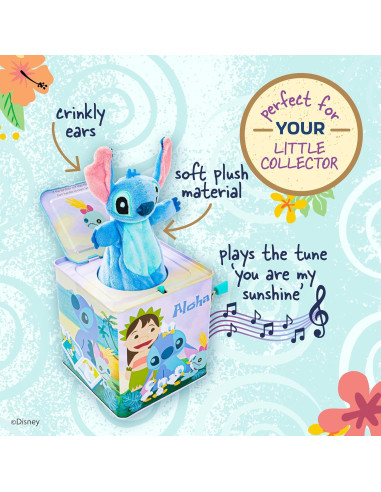 Jack in the Box Kids Preferred Disney Lilo y Stitch 12.7 cm