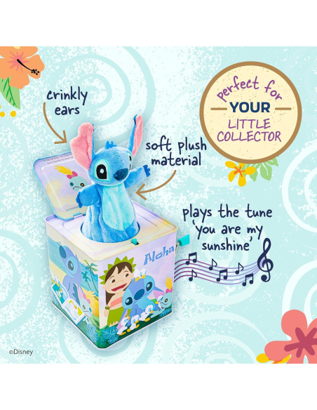 Jack in the Box Kids Preferred Disney Lilo y Stitch 12.7 cm