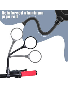 Espejos Retrovisores Ajustables Newlight66 para Bicicleta 2PC 2