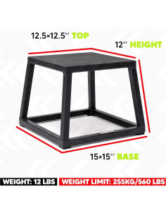Caja Pliométrica de Acero Rage Fitness 30 cm Antideslizante 2