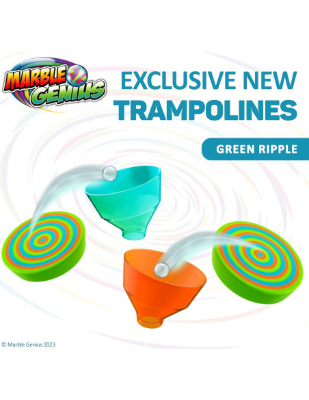 Conjunto de Trampolines Marble Genius Stunts Verde 4 Piezas