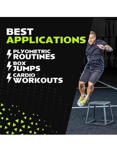 Caja Pliométrica de Acero Rage Fitness 30 cm Antideslizante