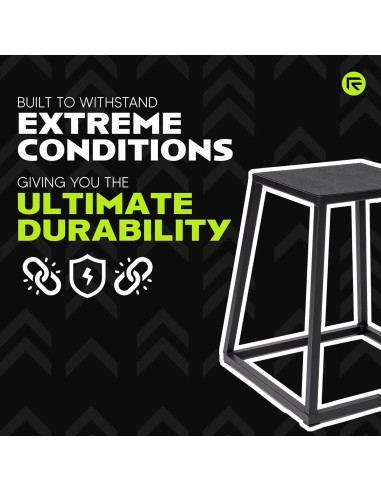 Caja Pliométrica de Acero Rage Fitness 30 cm Antideslizante