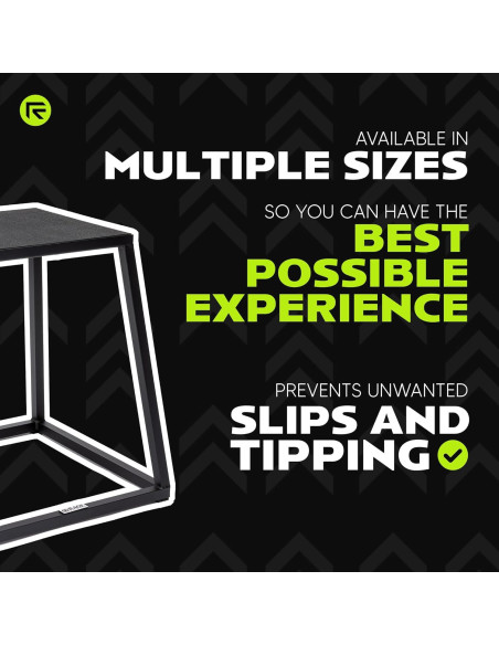 Caja Pliométrica de Acero Rage Fitness 30 cm Antideslizante