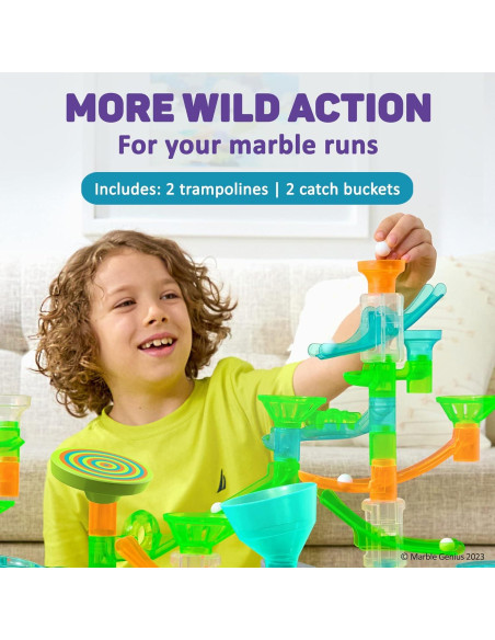 Conjunto de Trampolines Marble Genius Stunts Verde 4 Piezas