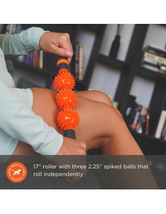 Rodillo de Masaje Espinoso Tiger Tail 43 cm para Alivio Muscular 2