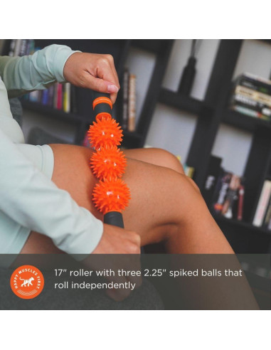 Rodillo de Masaje Espinoso Tiger Tail 43 cm para Alivio Muscular