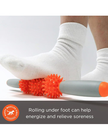 Rodillo de Masaje Espinoso Tiger Tail 43 cm para Alivio Muscular