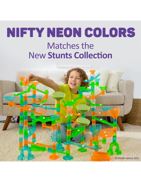 Conjunto de Trampolines Marble Genius Stunts Verde 4 Piezas