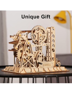 ROKR Rompecabezas 3D de Madera Marble Run - Fortaleza 2