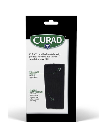 Soporte de Rodilla CURAD Elástico Grande para Dolor Deportivo