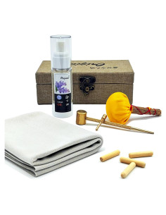 Kit de limpieza de katana OKSs con aceite Choji y martillo