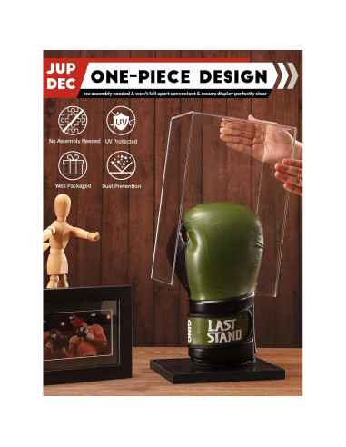 Caja de Exhibición JupDec para Guante de Boxeo Acrílico