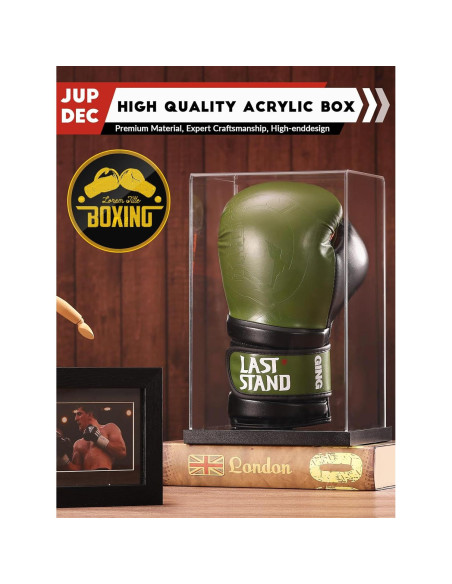 Caja de Exhibición JupDec para Guante de Boxeo Acrílico
