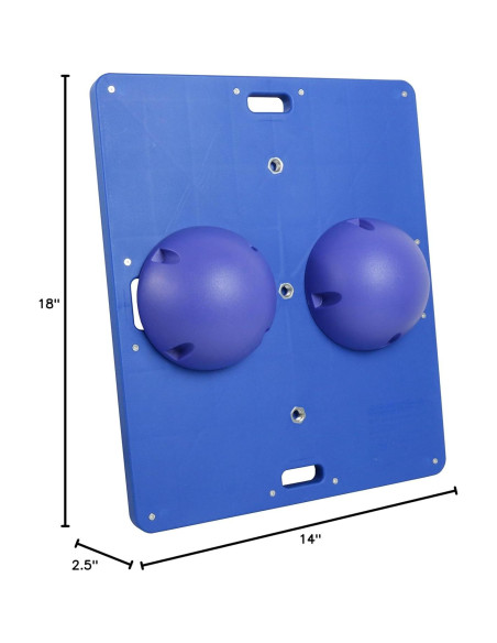 Tabla de Equilibrio CanDo 38.1x45.7 cm Azul Antideslizante