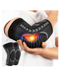 Faja para Codo CAMBIVO Mediana Gris - Soporte y Compresión