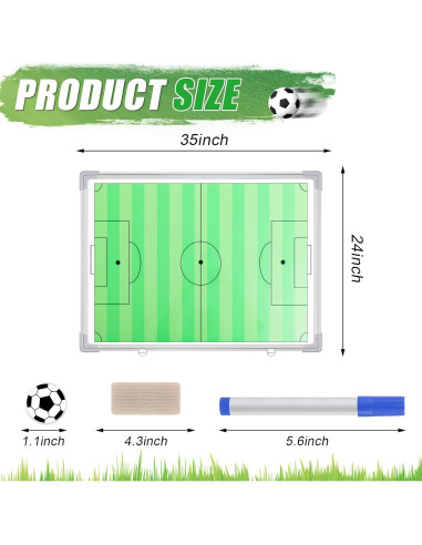 Tablero de Entrenamiento de Fútbol Magnético Dunzoom 61x46cm