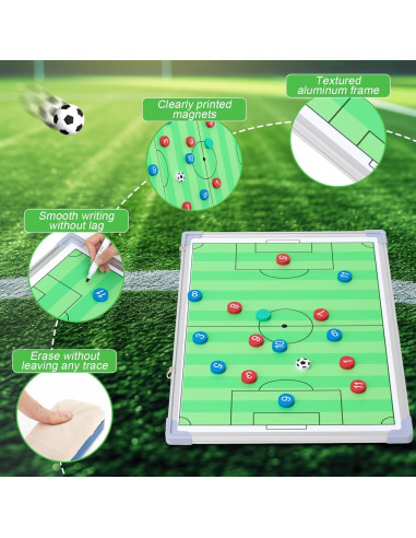Tablero de Entrenamiento de Fútbol Magnético Dunzoom 61x46cm