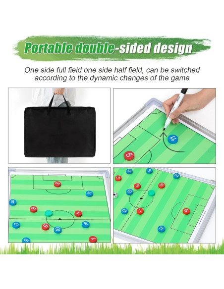 Tablero de Entrenamiento de Fútbol Magnético Dunzoom 61x46cm