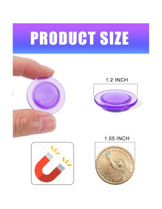 Imanes de Refrigerador DAYGOS - 56 Piezas Redondos 3.05cm 2