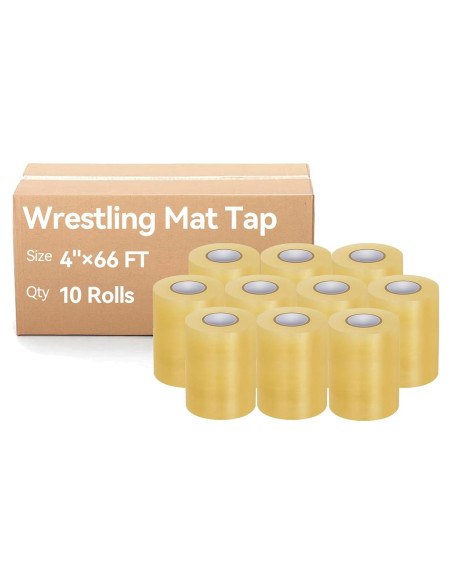 Cinta para Tapete de Lucha Joisonwoo 10 Paquetes 10.16 cm x 20.12 m