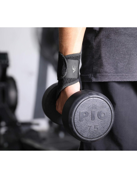 Correa de Compresión para Muñeca HiRui - Soporte Ajustable Negro