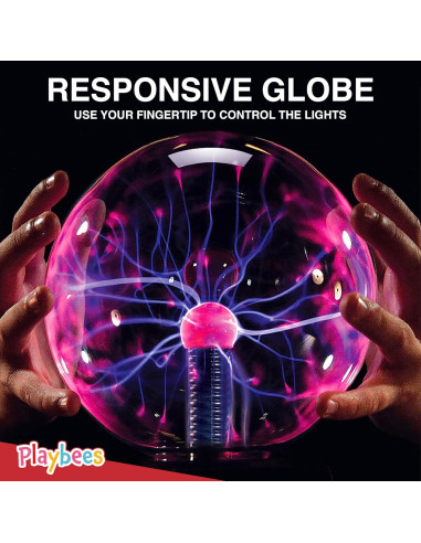 Bola de Plasma Playbees 17,78 cm Rojo Interactiva