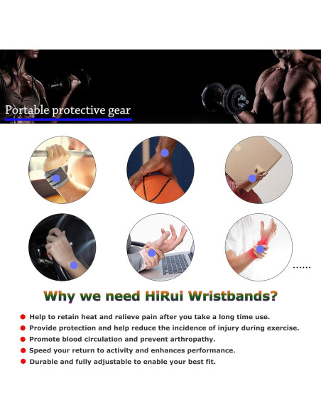 Correa de Compresión para Muñeca HiRui - Soporte Ajustable Negro