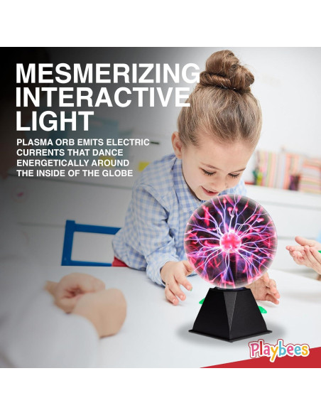 Bola de Plasma Playbees 17,78 cm Rojo Interactiva