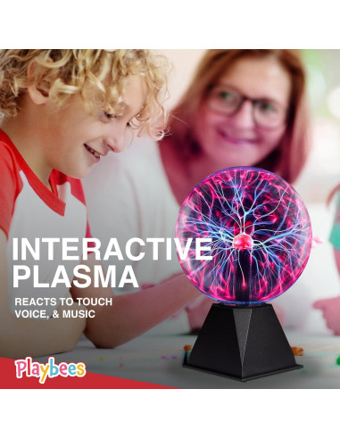 Bola de Plasma Playbees 17,78 cm Rojo Interactiva