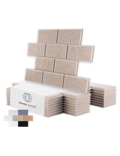 Paneles Acústicos WoveN SounD Ladrillo 40.6x30.5 cm - Paquete de 8