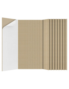 Paquete de 10 Paneles Acústicos Camello 120x60 cm Aislantes