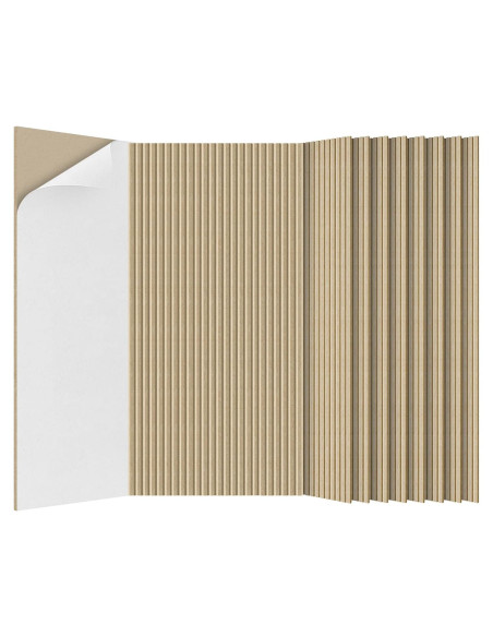 Paquete de 10 Paneles Acústicos Camello 120x60 cm Aislantes
