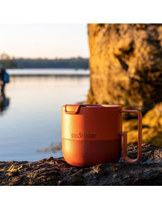 Taza Aislada Klean Kanteen Rise 414 ml Acero Inoxidable Esmalte Otoñal 2