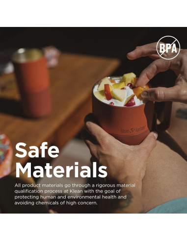 Taza Aislada Klean Kanteen Rise 414 ml Acero Inoxidable Esmalte Otoñal