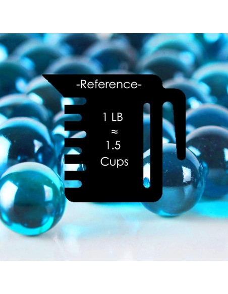 Llenadores de Jarrones de Vidrio CYS EXCEL Azul Claro 1,36 kg
