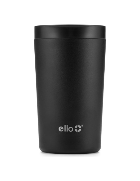 Taza de Viaje Ello Jones Acero Inoxidable 311ml Negra