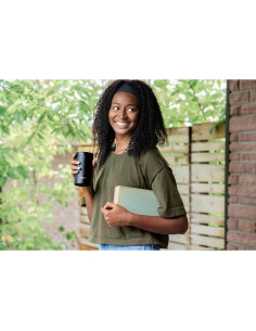 Taza de Viaje Ello Jones Acero Inoxidable 311ml Negra 2