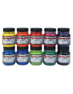 Juego de 10 Pinturas Jacquard Dye-Na-Flow 66.5 ml