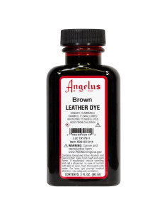 Tinte de Cuero Angelus 85g Marrón - Color Duradero