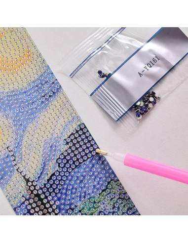 4 Marcadores de Diamante Van Gogh y Monet - Arte DIY