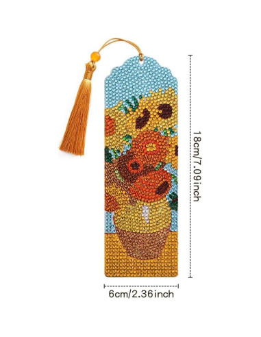 4 Marcadores de Diamante Van Gogh y Monet - Arte DIY