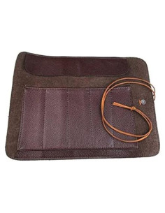 Bolsa de Herramientas Plegable Yountiger de Imitación de Cuero