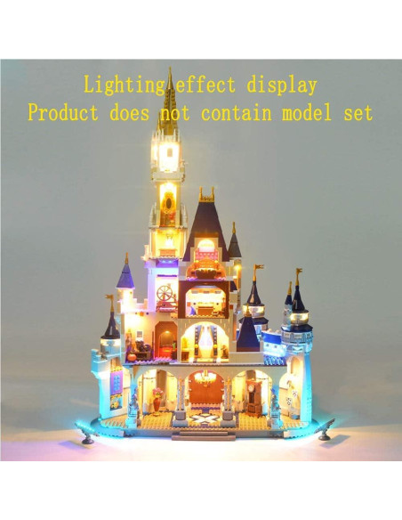 Kit de Luz LED GEAMENT para Lego 71040 Castillo Disney