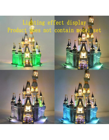 Kit de Luz LED GEAMENT para Lego 71040 Castillo Disney